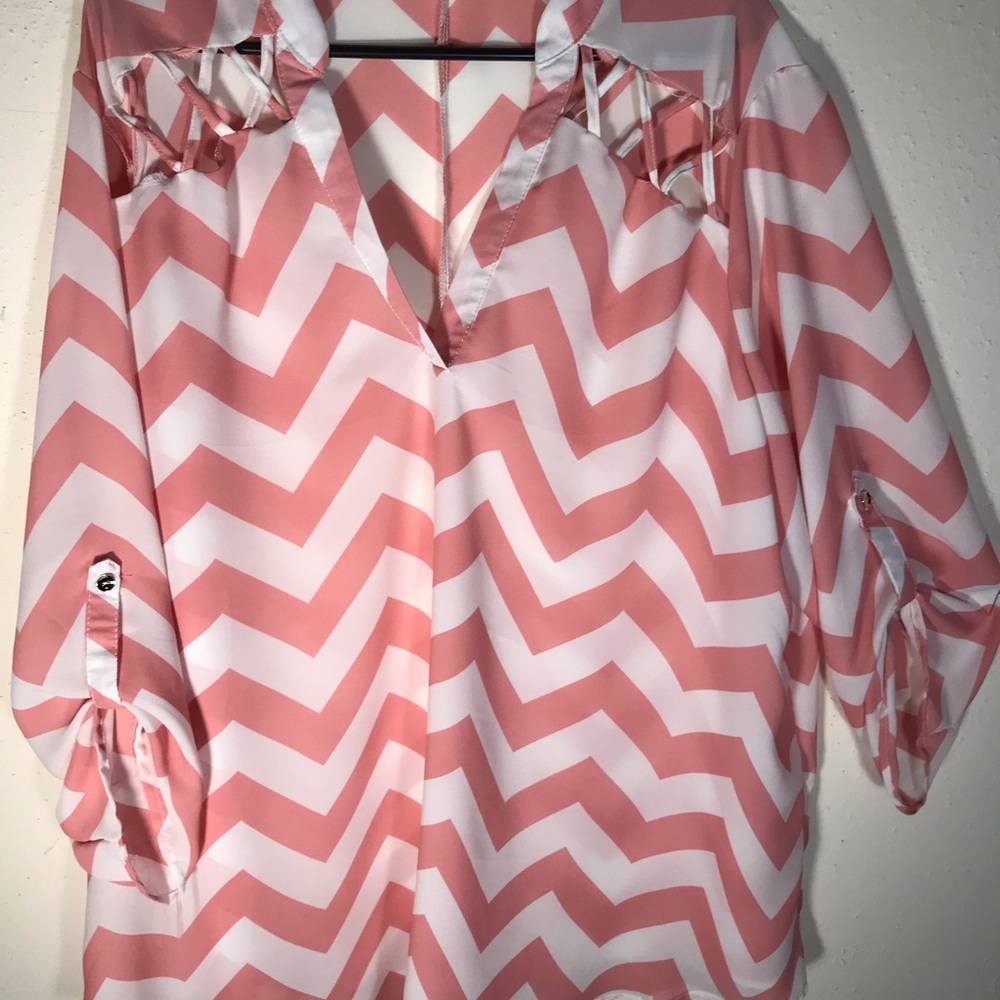 Liberty Love Adjustable sleeves flared tunic 3XL